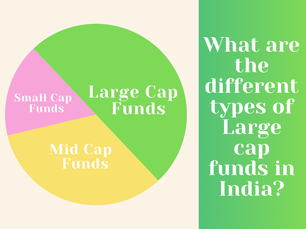 What are the different types of Large cap funds in India?