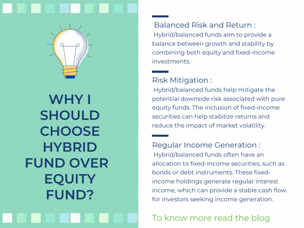 Why I should choose Hybrid/Balanced fund over Equity fund?